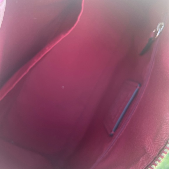 Coach Medium Signature Brown and Red Rowen - Picture 7 of 7